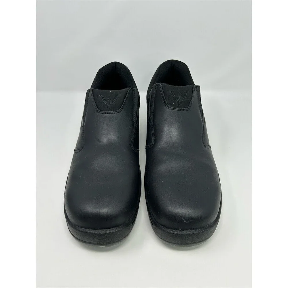 Thorogood Men's Black Slip-On Safety Toe Work Loafer Shoes Slip Resistant 15